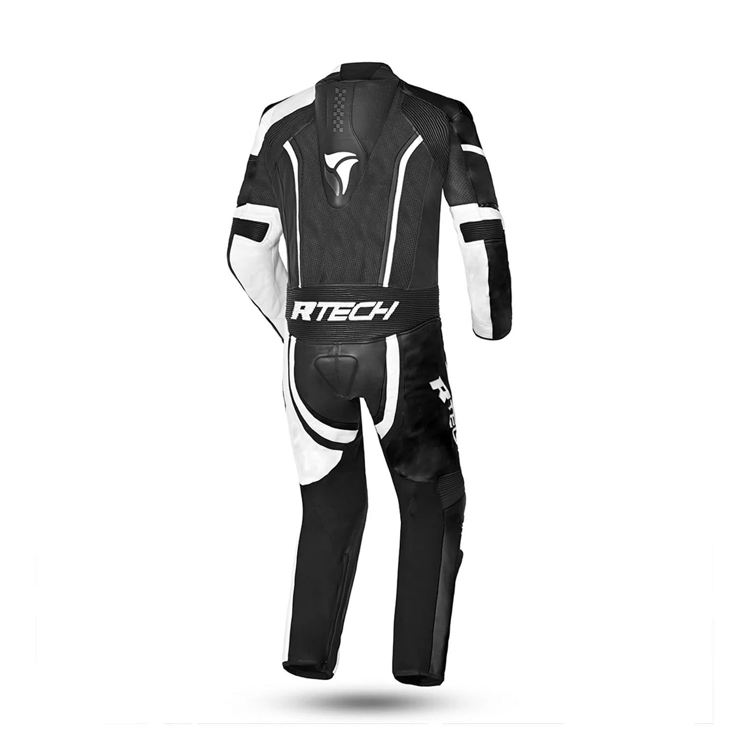 R-TECH HAWK MONO 1 PC Motorcycle Suits Black White – 3 – Maximomoto PT