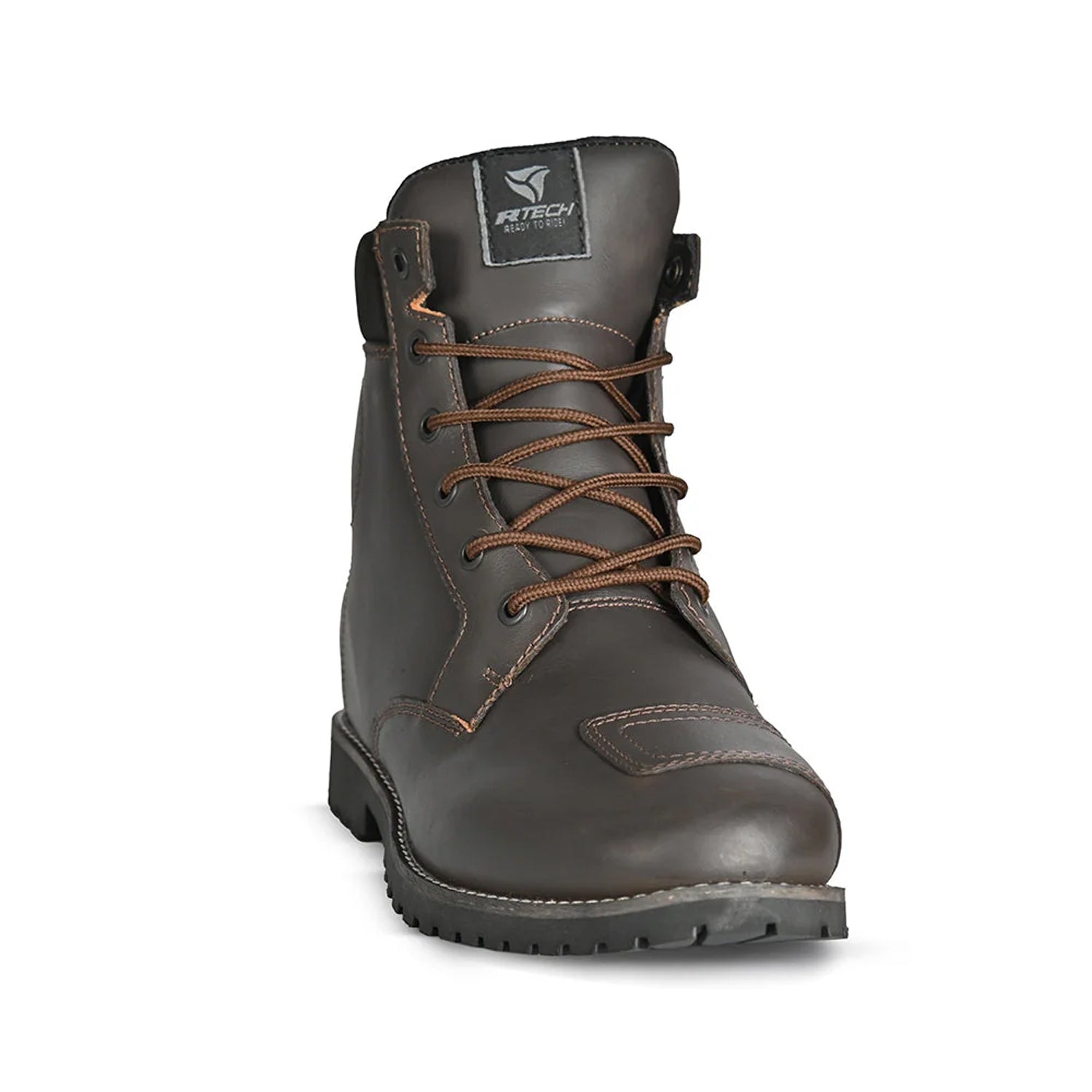 R-TECH HERITAGE WP Motorcycle Leather Boots Brown – 2 – Maximomoto PT