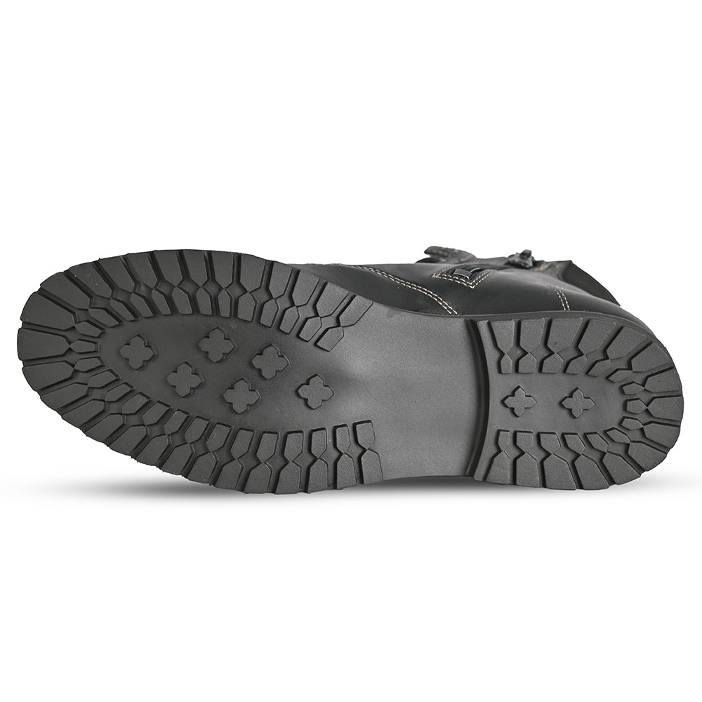 R-TECH HERITAGE WP Moto Couro Botas Preto - Imagem da alma inferior de Boots