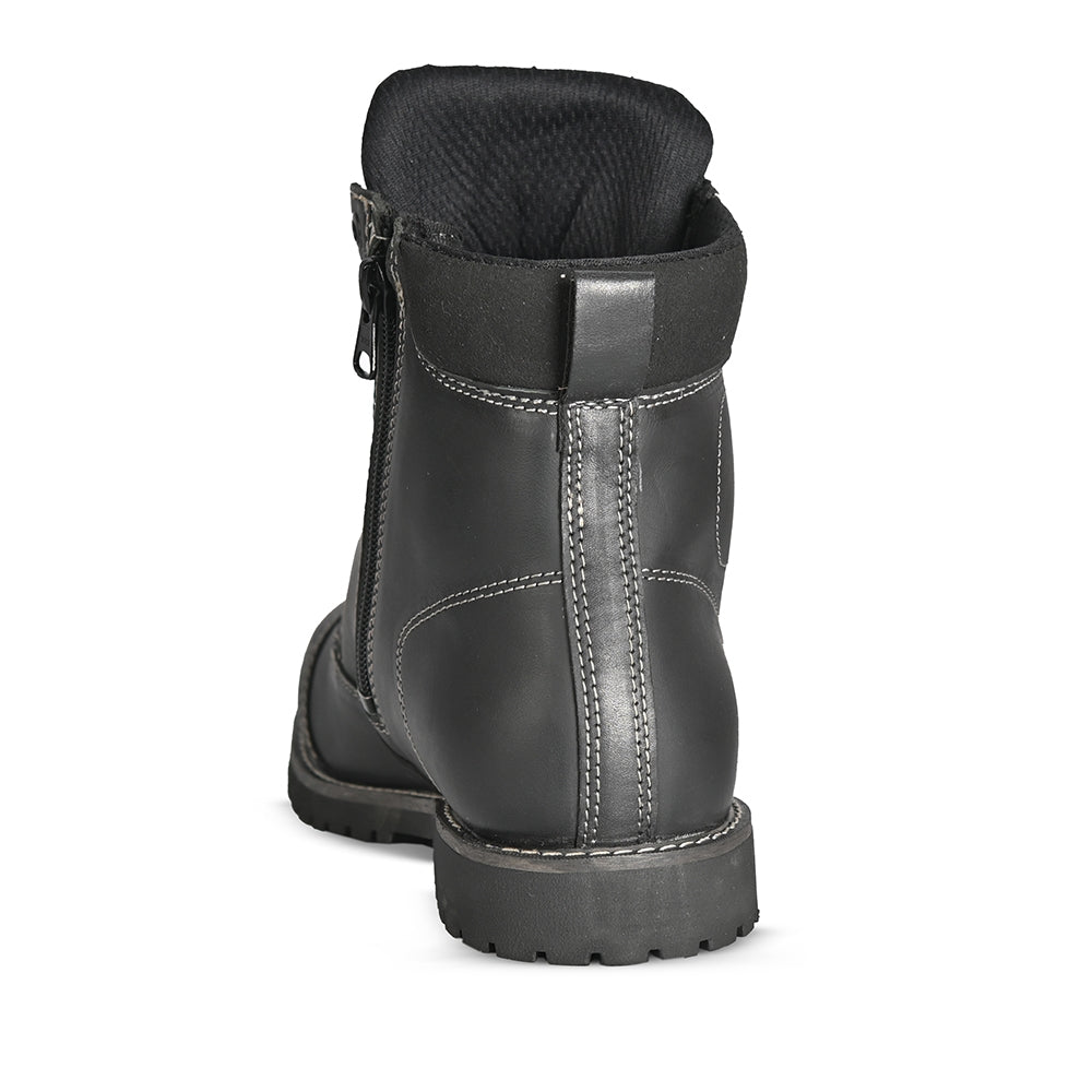 R-TECH HERITAGE WP Moto Couro Botas Preto - Imagem do verso de Boots
