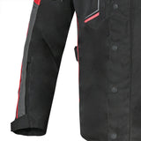 R-TECH KNIGHT RIDER 3EM1 Moto Longa Casacos Preto Antracite Vermelho - Imagem frontal direita da Casacos