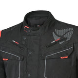 R-TECH KNIGHT RIDER 3EM1 Moto Longa Casacos Preto Antracite Vermelho - Imagem frontal superior da Casacos