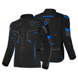 R-TECH KNIGHT RIDER 3 Moto Textil Homem Longa Casacos Preto Anthra Azul