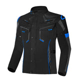 R-TECH KNIGHT RIDER 3 Moto Textil Homem Longa Casacos Preto Anthra Azul – Maximomoto PT