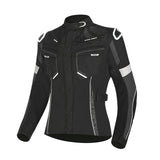 R-TECH KNIGHT RIDER 3 EM 1 Casacos De Moto Longa Senhora Preto Anthra Branco