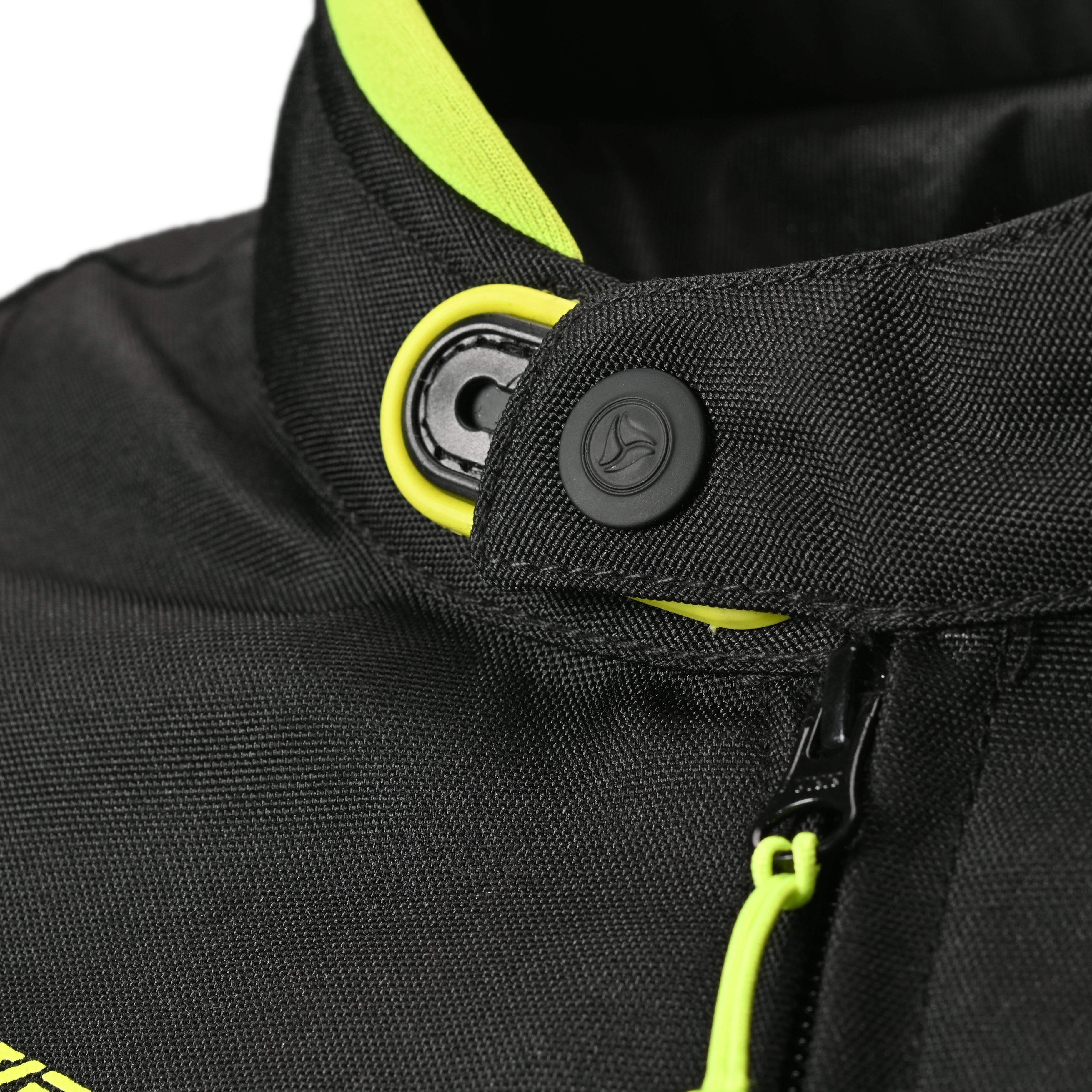 R-TECH KNIGHT RIDER Motorcycle Short Textile Jackets Black Anthracite Yellow – 6 – Maximomoto PT