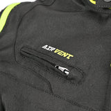 R-TECH KNIGHT RIDER Moto Curta Têxtil Casacos Preto Antracite Amarelo
