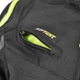 R-TECH KNIGHT RIDER Moto Curta Têxtil Casacos Preto Antracite Amarelo