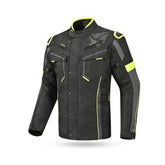 R-TECH KNIGHT RIDER Moto Longa Casacos Preto Antracite Amarelo - Imagem frontal da Casacos