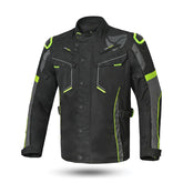 R-TECH KNIGHT RIDER Motorcycle Long Jackets Black Anthracite Yellow – Maximomoto PT
