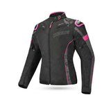 R-TECH KNIGHT RIDER Moto Senhora Curta Casacos Fúsquia Preto - Imagem frontal da Casacos