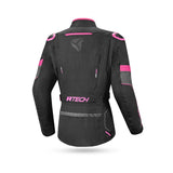 R-TECH KNIGHT RIDER Moto Senhora Longa Casacos Fúsquia Preto - Imagem traseira da ja Casacos