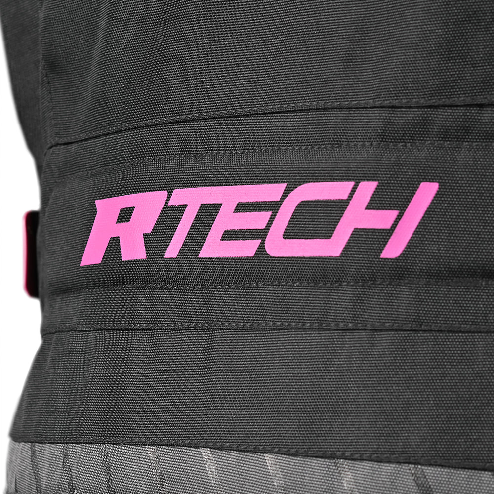 R-TECH KNIGHT RIDER Motorcycle Ladies Long Coats Fuchsia Black – 13 – Maximomoto PT