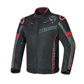 R-TECH KNIGHT RIDER Moto Textil Casacos (Curta) Preto Antracite Vermelho – Maximomoto PT