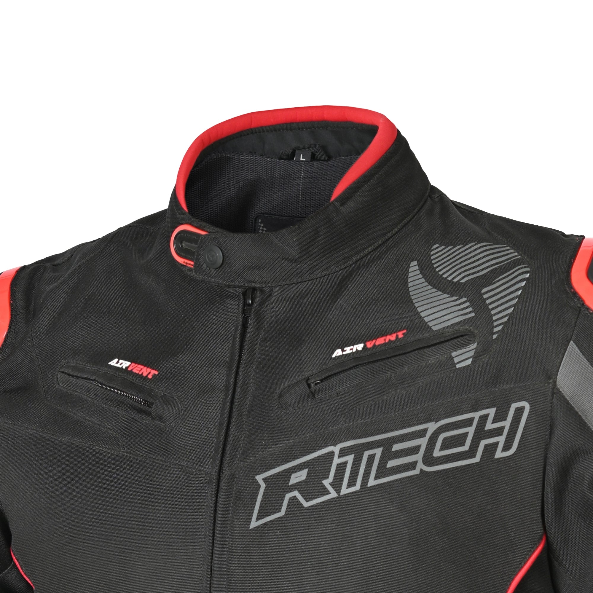 R-TECH KNIGHT RIDER Motorcycle Textile Jackets Black Anthracite Red – 3 – Maximomoto PT