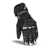R-TECH ROBO Luvas De Moto Senhora Couro Preto