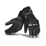 R-TECH ROBO Luvas De Moto Senhora Couro Preto