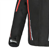 R-TECH MARSHAL Moto Casaco Preto Vermelho - Imagem frontal direita da Casacos