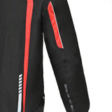 R-TECH MARSHAL Moto Casaco Preto Vermelho - Imagem traseira direita da Casacos