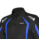 R-TECH MARSHAL Moto Casacos Preto Azul - Imagem frontal superior da Casacos