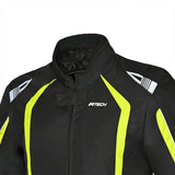 R-TECH MARSHAL Moto Casacos Preto Fluorescente Amarelo - Imagem frontal superior da Casacos