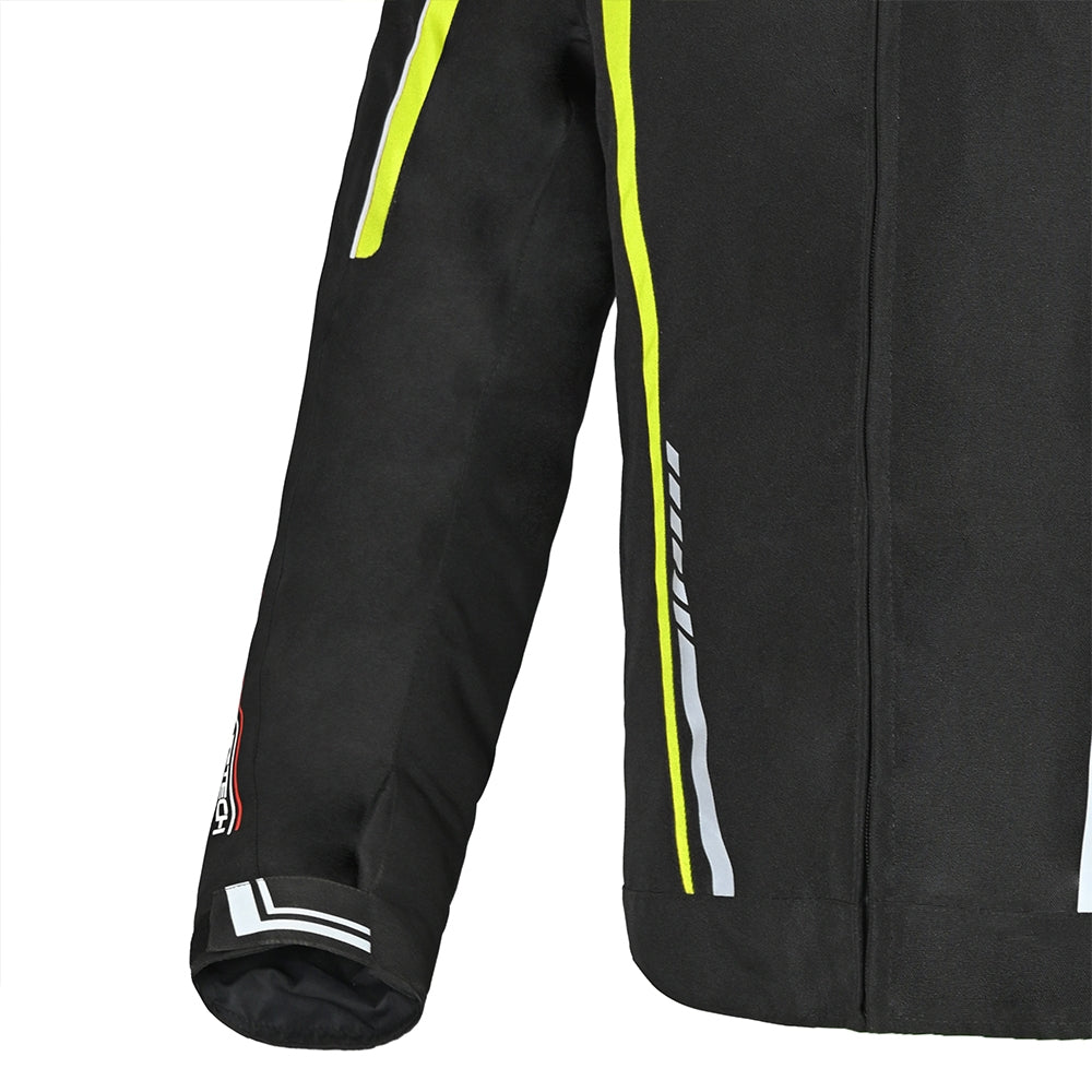 R-TECH MARSHAL Men's Motorcycle Textile Jackets Black Fluorescent Yellow – 8 – Maximomoto PT