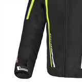 R-TECH MARSHAL Moto Casacos Preto Fluorescente Amarelo - Imagem superior direita da Casacos