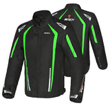 R-TECH MARSHAL Moto Casacos Preto Verde - Imagem dupla de Casacos