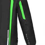 R-TECH MARSHAL Moto Casacos Preto Verde - Imagem traseira direita da Casacos