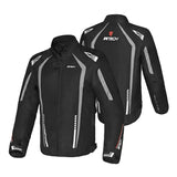 R-TECH MARSHAL Men's Motorcycle Textile Jackets Black Gray