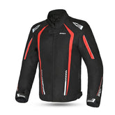 R-TECH MARSHAL Men's Motorcycle Textile Jackets Black Red – Maximomoto PT