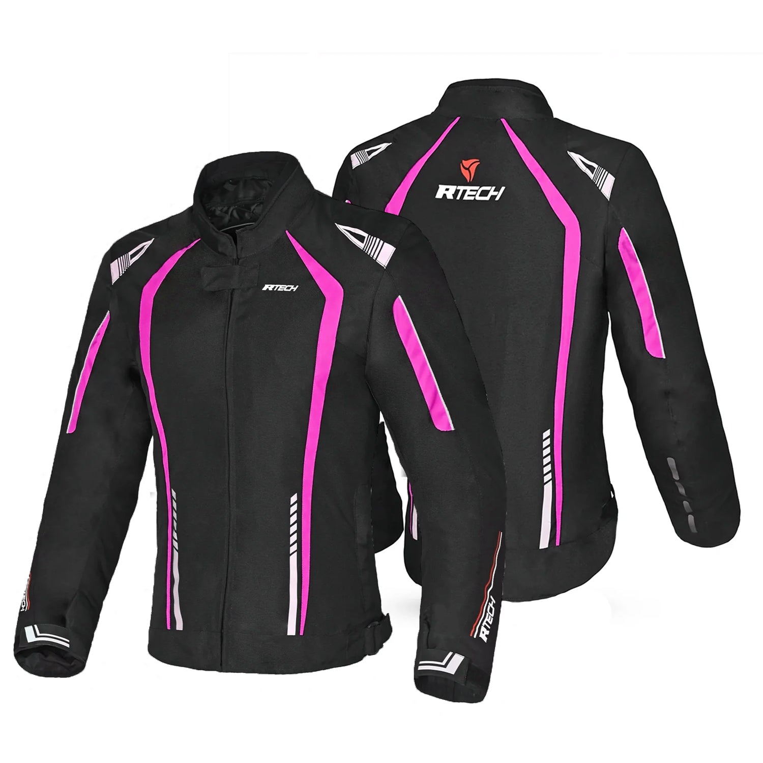 R-TECH MARSHAL Moto Senhora Textil Casacos Preto Rosa – 2 – Maximomoto PT