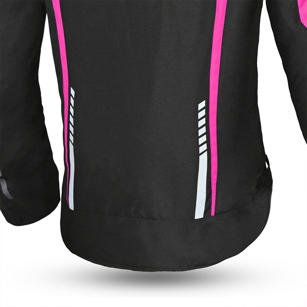 R-TECH MARSHAL Moto Senhora Textil Casacos Preto Rosa – 10 – Maximomoto PT