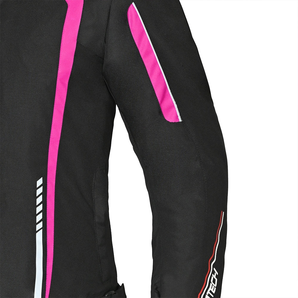 R-TECH MARSHAL Moto Senhora Textil Casacos Preto Rosa – 4 – Maximomoto PT