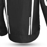 R-TECH MARSHAL Moto Textil Homem Casacos Preto Branco - Imagem central traseira da Casacos