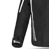 R-TECH MARSHAL Moto Textil Homem Casacos Preto Branco - Imagem frontal direita da Casacos