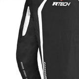 R-TECH MARSHAL Moto Textil Homem Casacos Preto Branco - Imagem traseira esquerda da Casacos