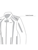 R-TECH MARSHAL Moto Textil Homem Casacos Preto Laranja Imagem vetorial 2 de Casacos