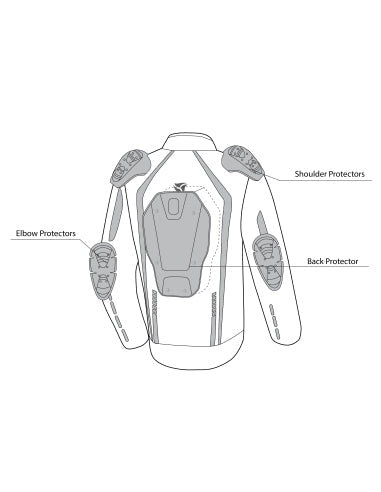 R-TECH MARSHAL Motorcycle Textile Jackets for Men, Black and Orange – 10 – Maximomoto PT