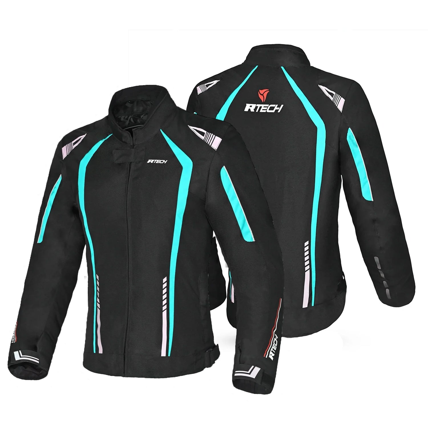 R-TECH MARSHAL Moto Textil Senhora Casacos Turquesa Preto – 2 – Maximomoto PT