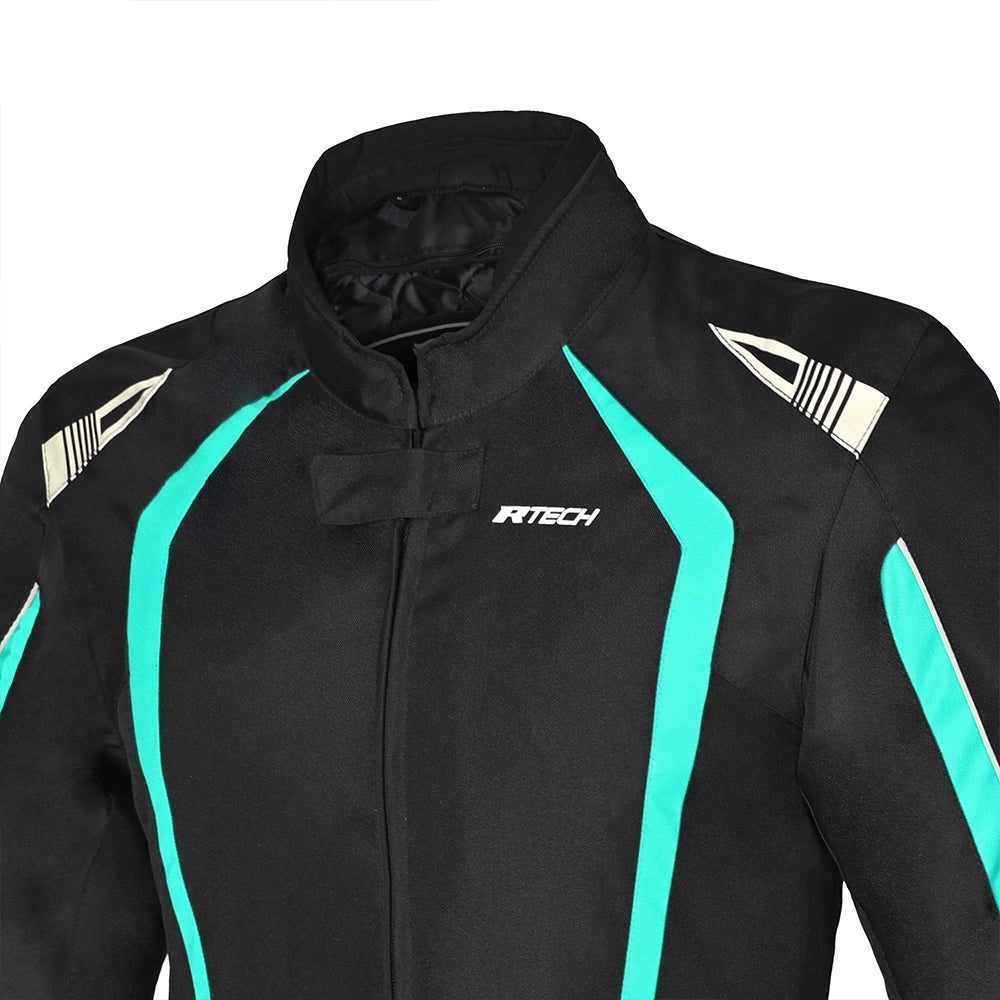 R-TECH MARSHAL Moto Textil Senhora Casacos Turquesa Preto – 7 – Maximomoto PT