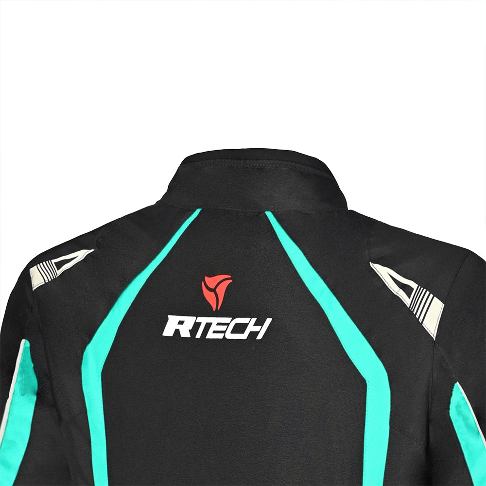 R-TECH MARSHAL Moto Textil Senhora Casacos Turquesa Preto – 4 – Maximomoto PT