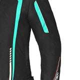 R-TECH MARSHAL Moto Textil Senhora Casacos Turquesa Preto - Imagem superior esquerda da Casacos