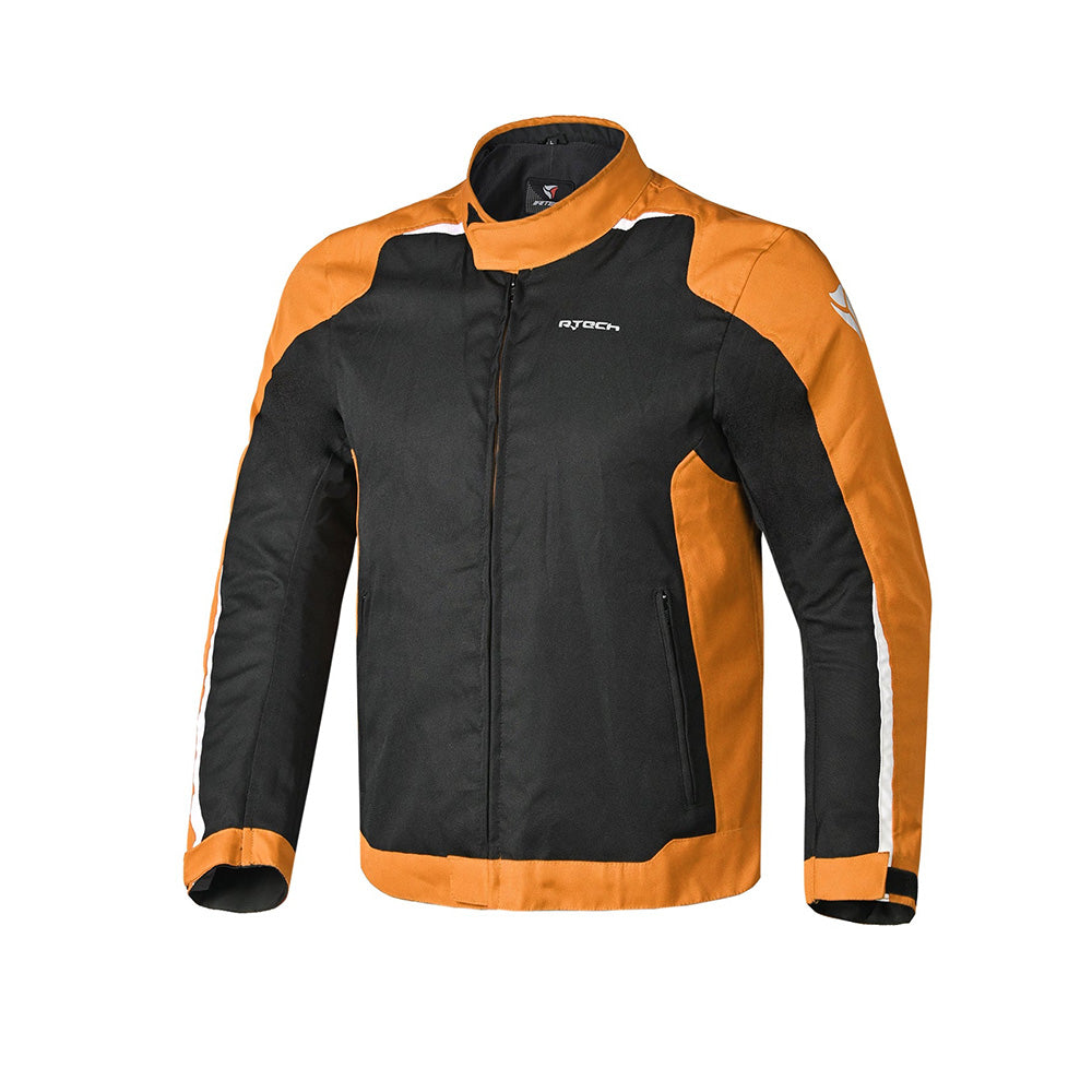 R-TECH MOTRIL Motorcycle Textile Jackets Black Orange – 1 – Maximomoto PT