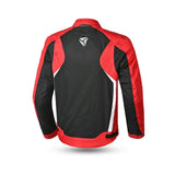 R-TECH MOTRIL Moto Textil Casacos Preto Vermelho - Imagem traseira da ja Casacos