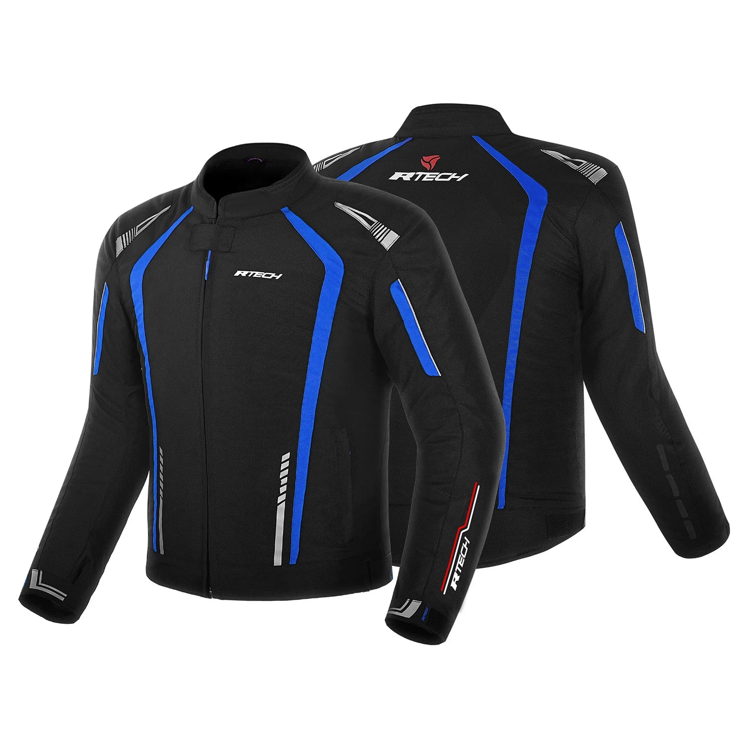 R-TECH MARSHAL Men's Motorcycle Textile Jackets Black Blue – 2 – Maximomoto PT