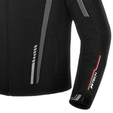 R-TECH MARSHAL CASACOS DE MOTO HOMEM TEXTIL PRETO CINZA