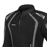 R-TECH MARSHAL Casacos De Moto Senhora Textil Preto Cinza