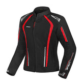 R-TECH MARSHAL Motorcycle Ladies Textile Coats Black Red – Maximomoto PT