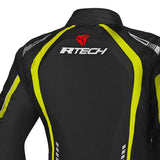 R-TECH MARSHAL Women's Motorcycle Jackets Black Fluorescent Yellow